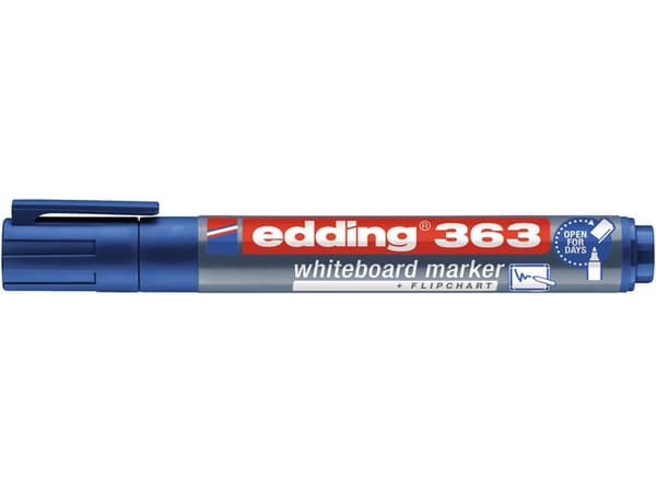 Whiteboardpenna EDDING 363 blå 10st