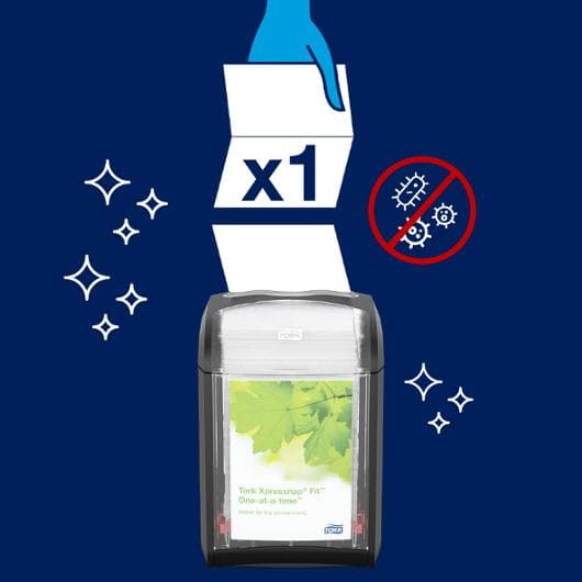 Servett TORK Xpressnap N14 vit 720/fp