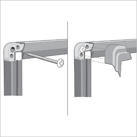 Whiteboard Premium Plus Stål 150x120cm