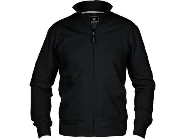 Sweatjacka TEXSTAR HC04 svart M
