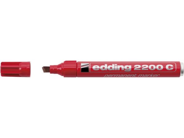 Märkpenna EDDING 2200C röd 10st