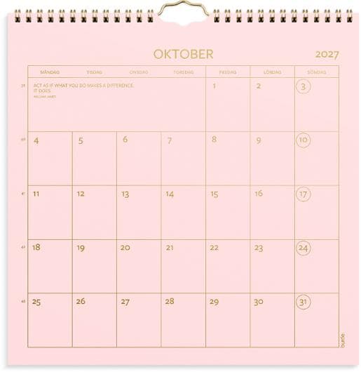 Väggkalender Color 2027
