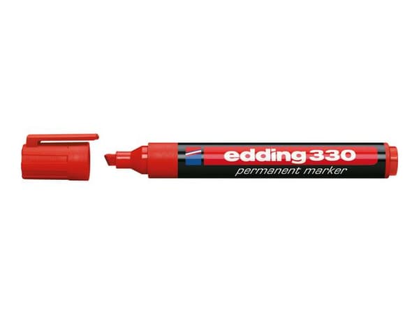 Märkpenna EDDING 330 röd 10st