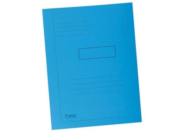 Mapp EXACOMPTA 2-klaff 280g A4 blå 50st