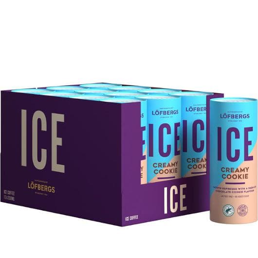 Iskaffe LÖFBERGS ICE Creamy Cookie 230ml 12st