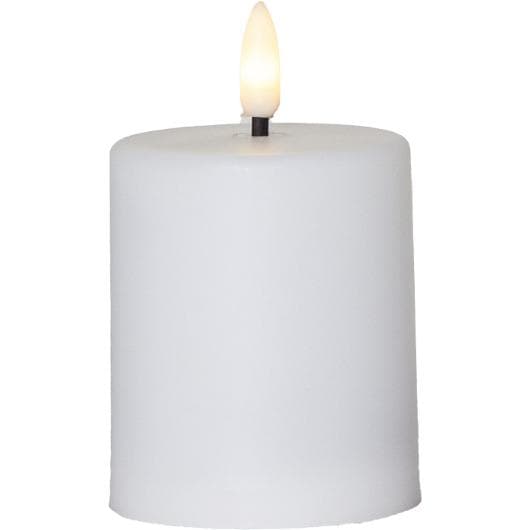Blockljus STAR T LED Paula 10cm vit