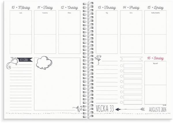 Kalender Doodle A5 26/27
