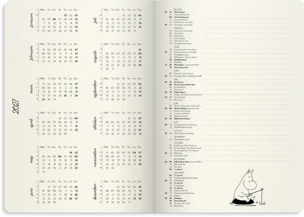 Kalender Mumin A5 2027