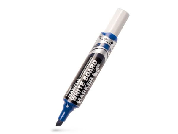 Whiteboardpenna PENTEL Maxiflo sned blå 12st