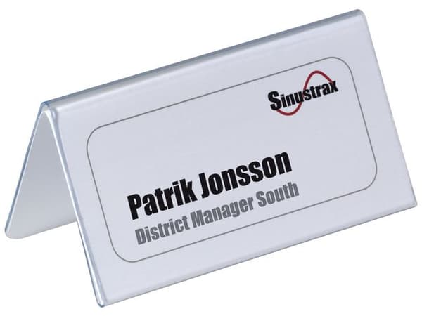 Bordsskylt DURABLE 210x61mm 25/fp