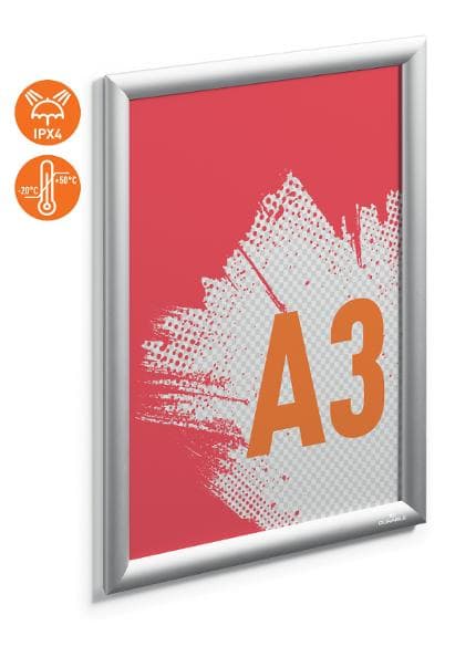 Snäppram DURABLE utomhus A3