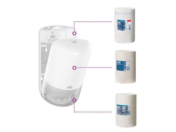 Dispenser TORK M1 Torkrulle Mini vit