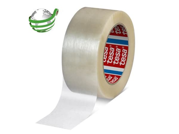 Packtejp maskin TESA PET 50mmx132m klar