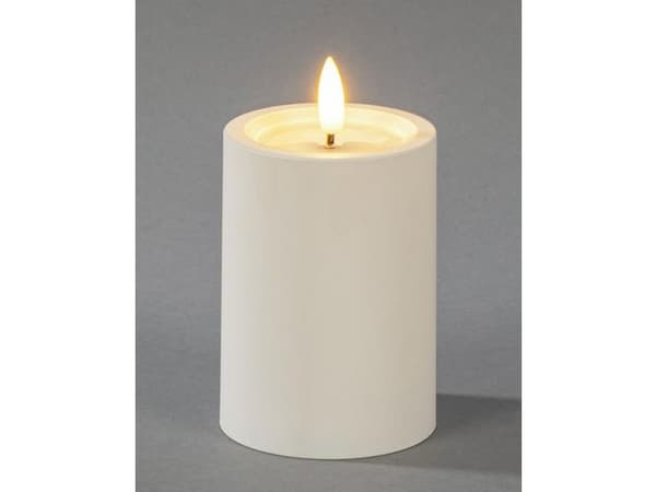 Blockljus KONSTSMIDE LED timer vit 10cm