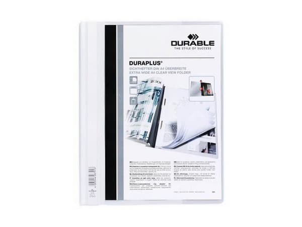 Offertmapp DURAPLUS EU m.ficka A4+ vit 25st