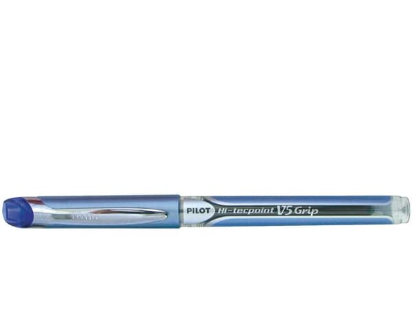 Bläckkulpenna PILOT Hi-Tec V5 Grip blå 12st