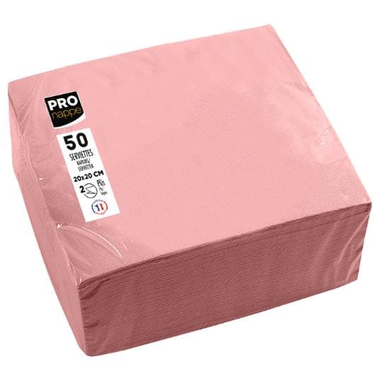 Servett PRONAPPE 20x20cm rosa 50/fp