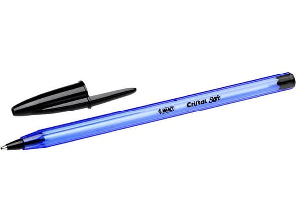 Kulpenna BIC Cristal Soft 1,2 svart 50st