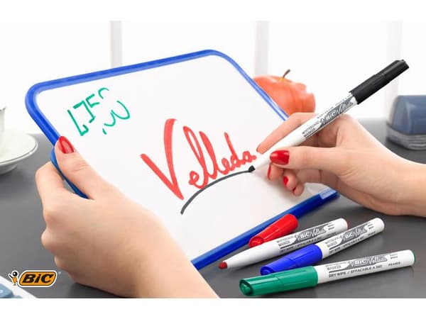 Whiteboardpenna BIC Velleda 1741 blå 12st