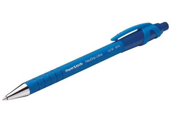 Kulpenna PAPER MATE FlexGrip 1,0 blå 12st