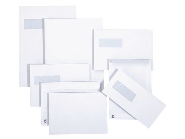Kuvert MAILMAN C5 SH 90g vit 500/fp