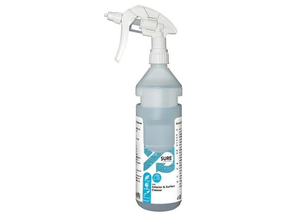 Sprayflaska SURE Int&SurfCl tom 750ml 6st