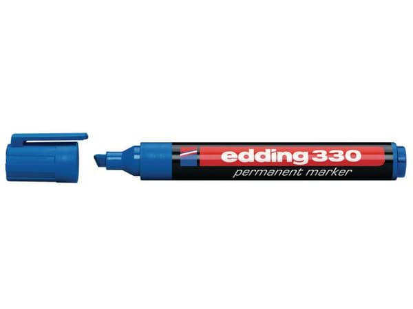 Märkpenna EDDING 330 blå 10st