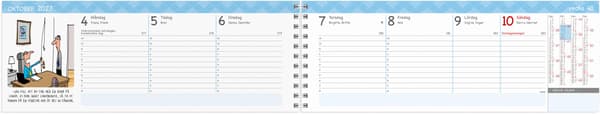 Stor Plankalender Humor 2027