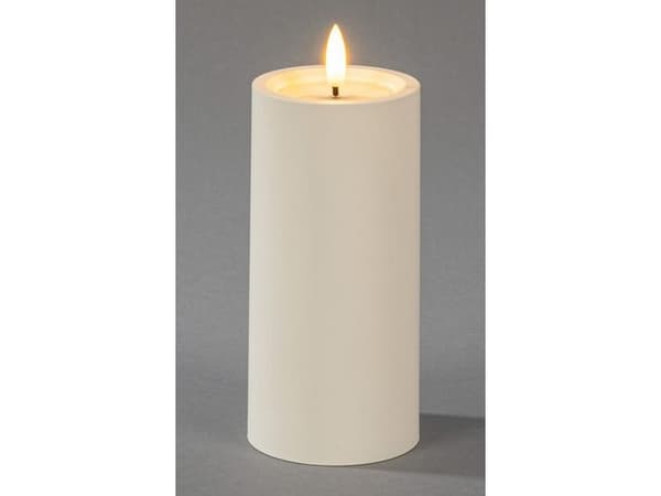 Blockljus KONSTSMIDE LED timer vit 15cm