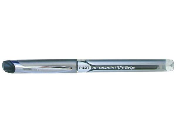 Bläckkulpenna PILOT Hi-Tec V5 Grip svart 12st
