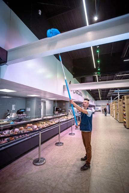 Rörborste VIKAN utvändig 53cm blå