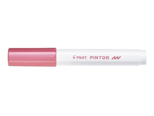 Märkpenna PILOT Pintor F metallic rosa 6st
