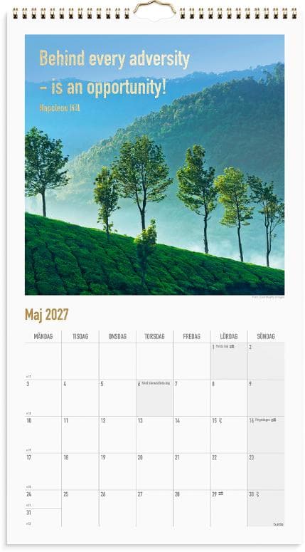 Väggkalender Dream & Do 2027