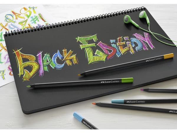 Färgpenna Black Edition 12/fp