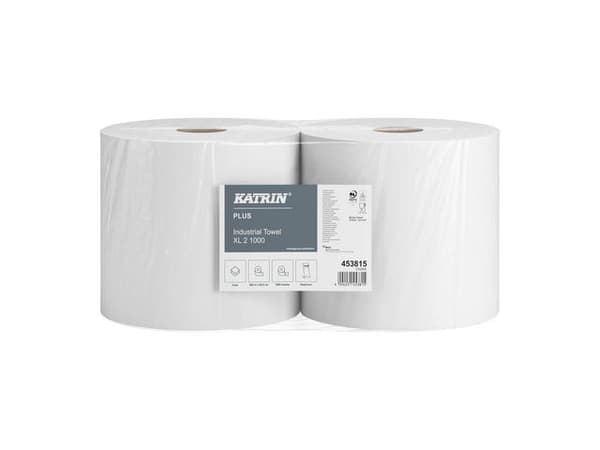 Industritork KATRIN Plus XL vit 360m 2st
