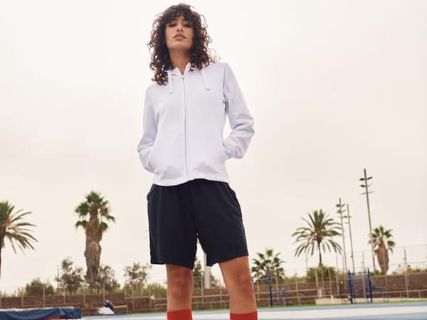 Hoodie zip funktion 021014 marin L