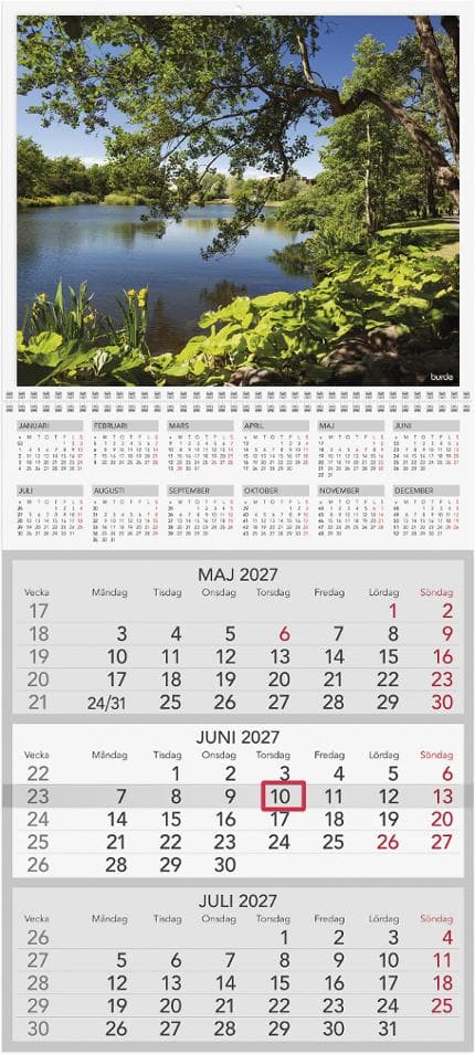 Väggkalender Trebello 2027