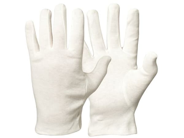 Textilhandske 0450 vit 26cm XL 12/fp