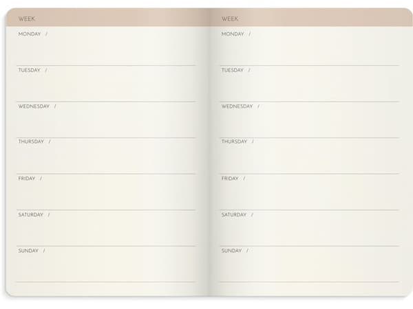 Week Planner Deluxe odaterad