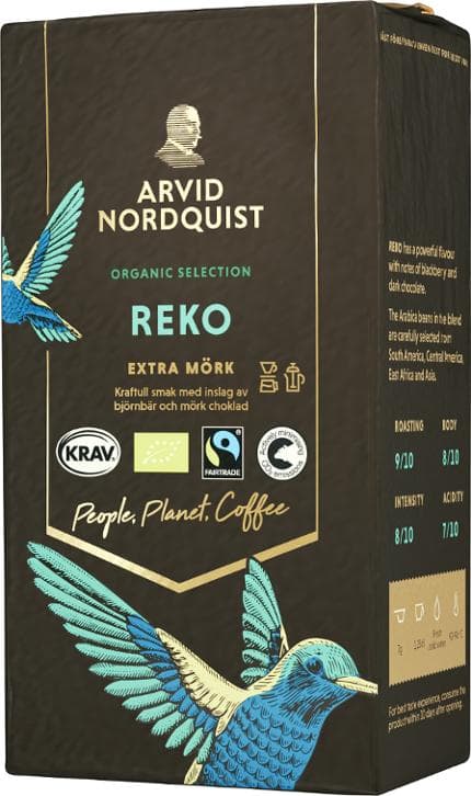 Kaffe ARVID.N Reko Mörkrost 450g