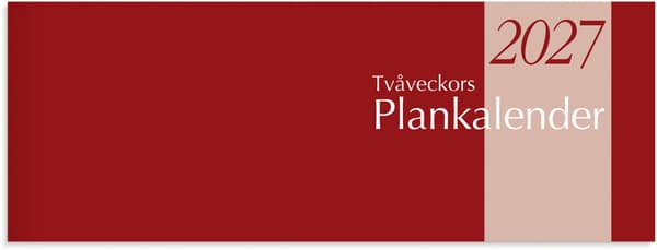 Tvåveckors Plankalender 2027