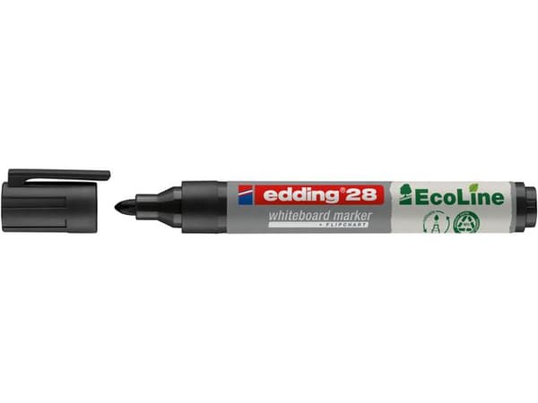 Whiteboardpenna EDDING Eco 28 svart 10st