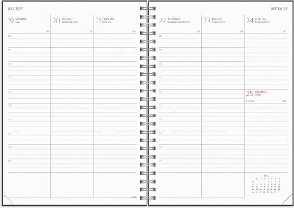 Kalender Study A5 stone 26/27