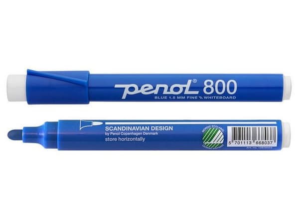 Whiteboardpenna PENOL 800 rund blå 10st