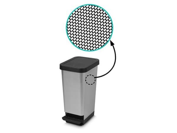 Papperskorg CEP pedal 45L svart