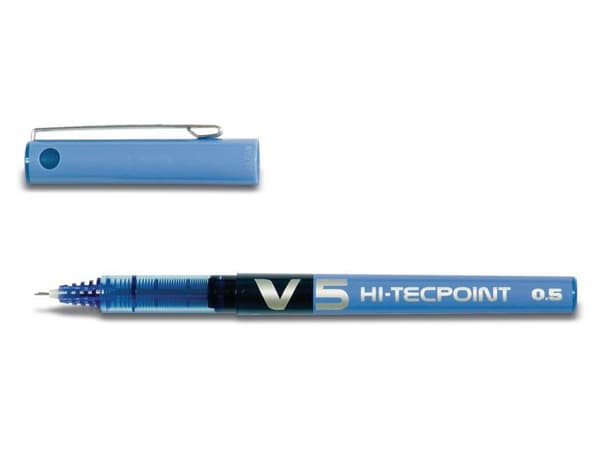 Bläckkulpenna PILOT Hi-Tec V5 0,5 blå 12st