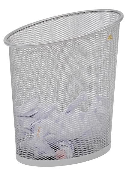 Papperskorg ALBA 20L silver