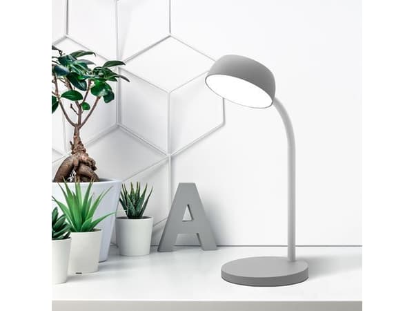 Lampa UNILUX Tamy LED ljusgrå