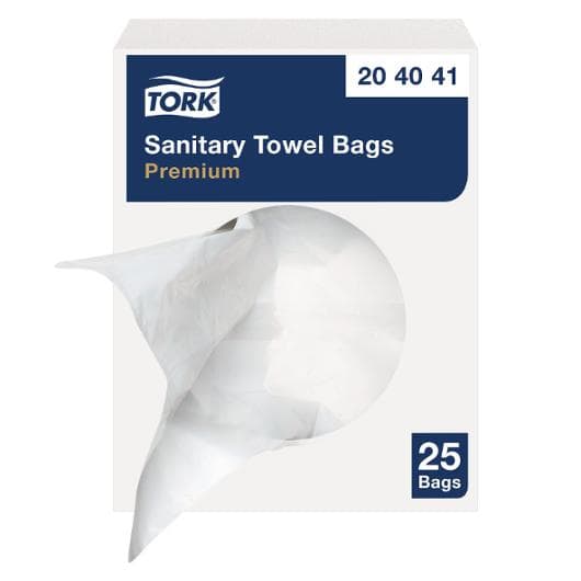 Sanitetspåse TORK B5 vit 25/fp