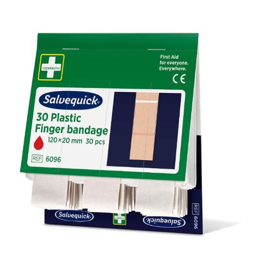 Plåster SALVEQUICK refill lång 30/fp 6st